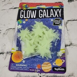 Toysmith Glow In‎ Dark Stars Retro Bedroom Galaxy New W Box Wear